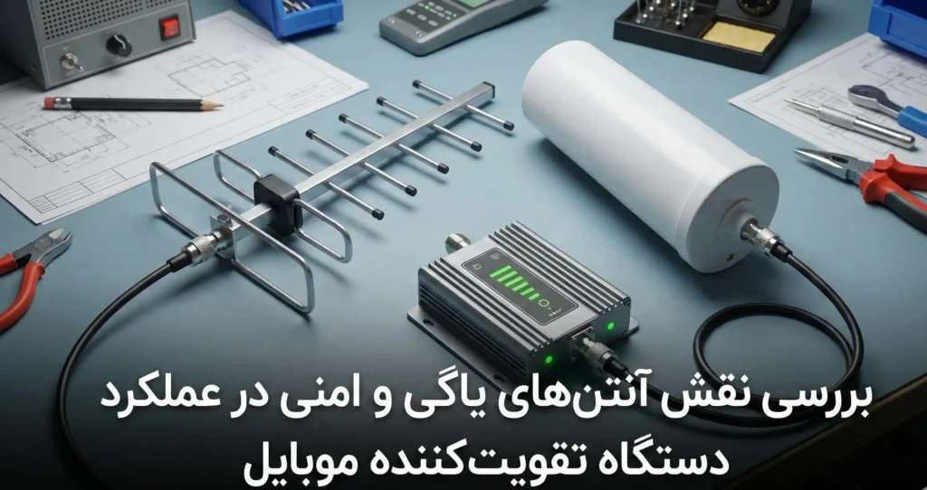 بررسی نقش آنتن‌های یاگی و امنی در عملکرد دستگاه تقویت کننده موبایل