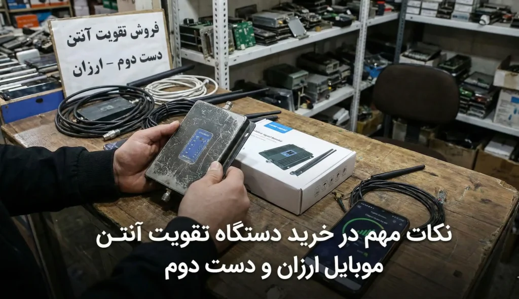 نکات مهم در خرید دستگاه تقویت آنتن موبایل ارزان و دست دوم